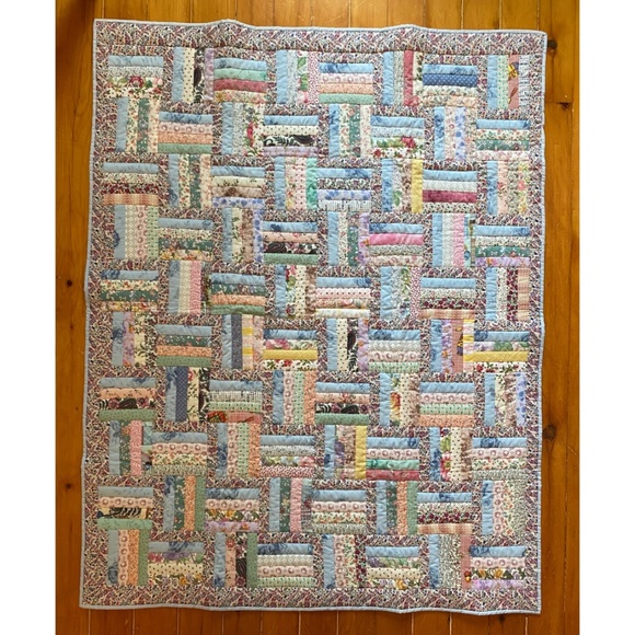 Other - Pieced Baby Quilt, hand quilted